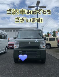 エブリイのご納車です！！おめでとうございます！！